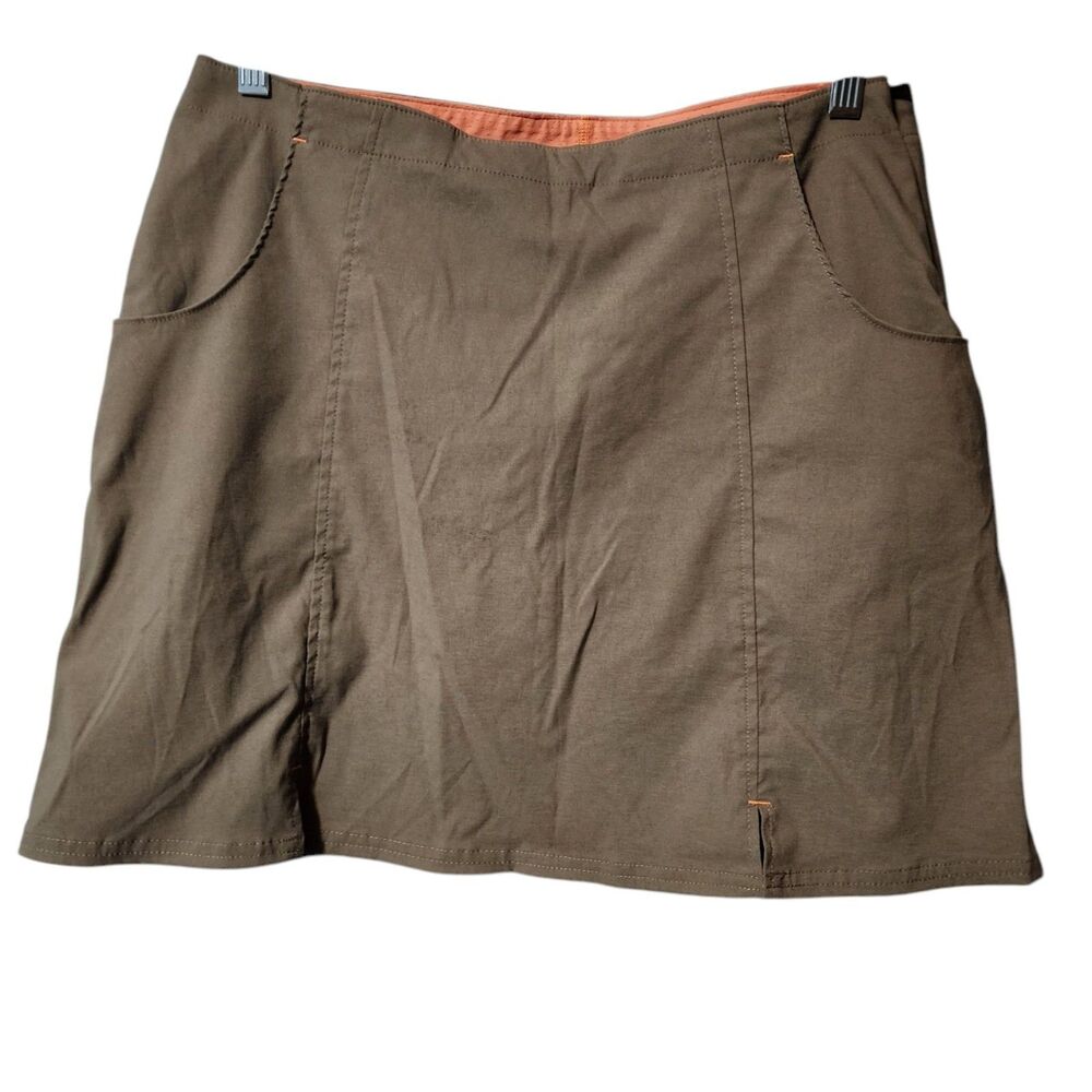 Title Nine  Hiking Skort Women's Size 12  Beige Simmer Beach Athletic Nylon
